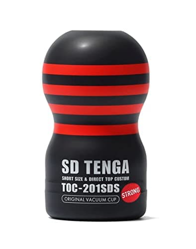 TENGA テンガ 新SD TENGA オリジナル バキュームカップ ハード ショートタイプの奥突き感 黒 1個 (x 1)