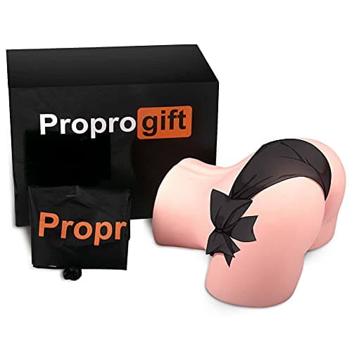 Proprogift TOP オナホ 二穴 非貫通 オナホール 2.4kg 突き出す尻 リアルドール M字もバックも楽しめる 肌の質感 肌色 男性用 アダルトグッズ 大人の玩具 下着付きなし